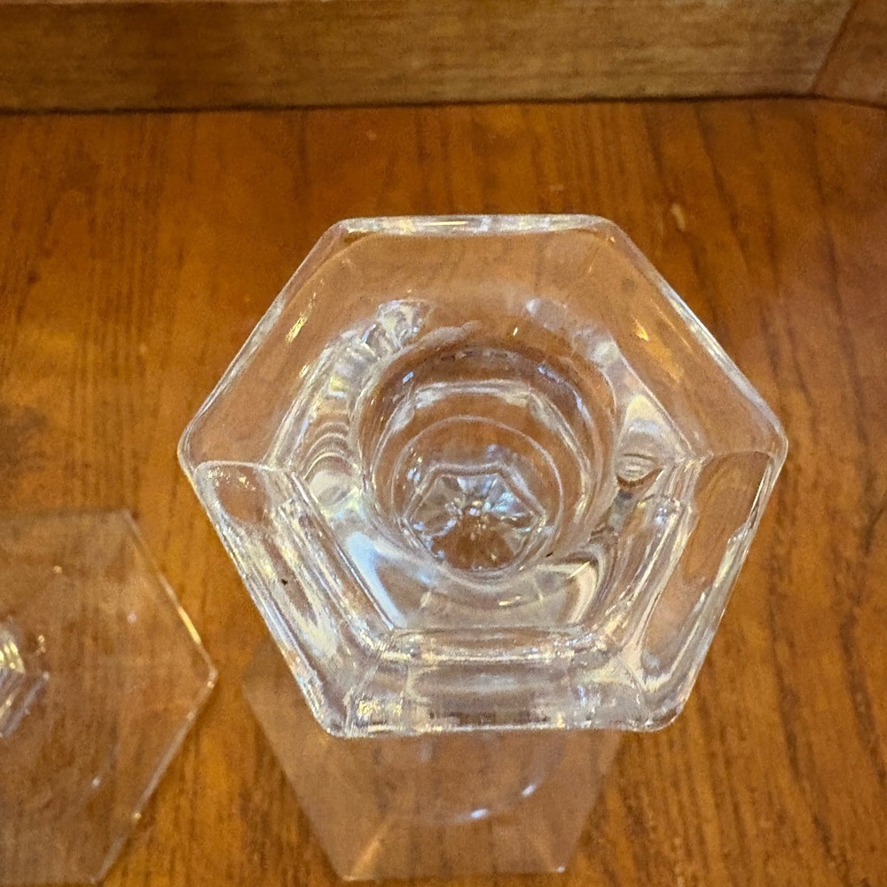 Mikasa Cambridge Clear Crystal Candlestick Pair — New Without Box - Picture 13 of 15